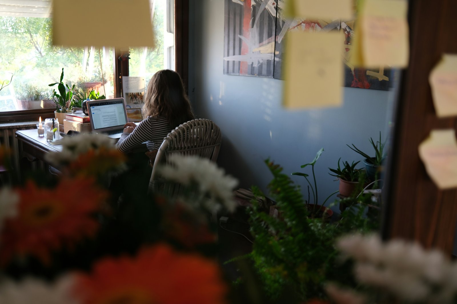 Duolingo English Test preparation on a laptop